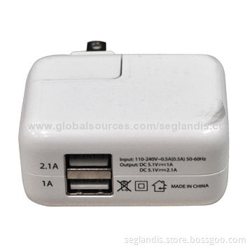 Two-port USB charger